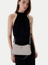 Guess Torebka Noelle II Mini HWBG96 72730 Beżowy. Brązowe torebki klasyczne Guess, z aplikacjami, ze skóry, bez dodatków. Za 589.99 zł.