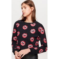 Bluza z nadrukiem - Czarny. Bluzy marki DOMYOS. W wyprzedaży za 39.99 zł.