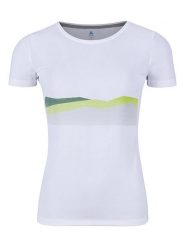 Odlo Koszulka funkcyjna "F-Dry" w kolorze białym rozmiar: S. Białe t-shirty sportowe ODLO, s, bez wzorów, z materiału, bez ramiączek, outdoorowe. Za 152.99 zł.