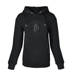 Bluza z kapturem JD ATTACK Elowyn. Czarne bluzy JD ATTACK, bez wzorów, sportowe, bez ramiączek, z kapturem. Za 239.00 zł.