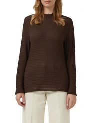 S.Oliver Sweter w kolorze brązowym rozmiar: 44. Brązowe swetry S.Oliver, s, bez wzorów, bez ramiączek. Za 66.47 zł.