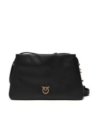 PINKO Torebka Triplet Mini AI 25-26 PLTT 05883 A0QO Czarny. Czarne listonoszki Pinko, bez wzorów, ze skóry, bez dodatków. Za 1,559.00 zł.