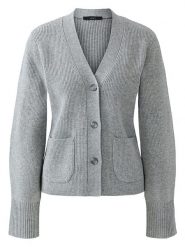 Oui Kardigan w kolorze szarym rozmiar: 34. Szare swetry Oui, bez wzorów, bez ramiączek. Za 339.99 zł.
