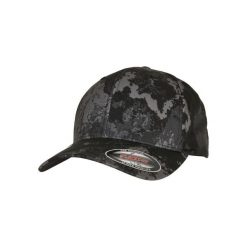 Czapka Flexfit Veil Camo. Czarne czapki z daszkiem FLEXFIT, bez wzorów. Za 119.50 zł.