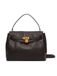 MICHAEL Michael Kors Torebka Hamilton 30F6ANXS7E Brązowy ciemny. Brązowe torebki klasyczne MICHAEL Michael Kors, bez wzorów, ze skóry, bez dodatków. Za 1,739.00 zł.