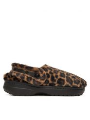 Crocs Kapcie Classic Unfurgettable Animal Clog 212002 Brązowy. Brązowe kapcie Crocs, bez wzorów, z materiału. Za 269.99 zł.