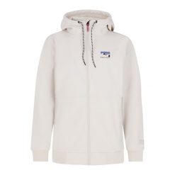 Kurtka narciarska z kapturem dla kobiet Protest Kym. Białe kurtki narciarskie Protest, na zimę, bez wzorów, z materiału, z kapturem, narciarskie. Za 492.25 zł.