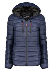 Canadian Peak Kurtka pikowana "Alareak" w kolorze granatowym rozmiar: M. Niebieskie kurtki Canadian Peak, m, z aplikacjami, bez kaptura. Za 205.93 zł.