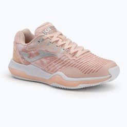 Buty do tenisa damskie Joma Point Lady C pink. Czerwone buty treningowe Joma, bez wzorów, z materiału, bez zapięcia, tenisowe. Za 359.99 zł.