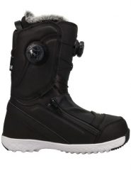 Buty snowboardowe damskie DC Mora. Czarne buty treningowe DC Shoes, na jesień, bez wzorów, bez zapięcia, snowboardowy, primaloft. Za 1,299.00 zł.