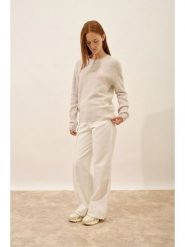 Just Cashmere Kaszmirowy sweter "Cetan" w kolorze kremowym rozmiar: S. Brązowe swetry Just Cashmere, s, bez wzorów, z kaszmiru, bez ramiączek. Za 804.99 zł.