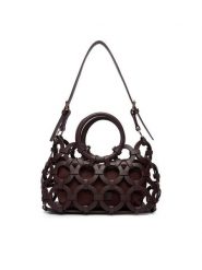 GINO ROSSI Torebka EO-LDA3409C Brązowy. Brązowe torebki klasyczne Gino Rossi, bez wzorów, z materiału, bez dodatków. Za 299.99 zł.