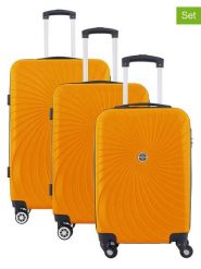 Geographical Norway 3-częściowy zestaw "Sunlighteo" w kolorze pomarańczowym rozmiar: onesize. Pomarańczowe walizki Geographical Norway. Za 457.95 zł.