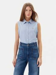 Polo Ralph Lauren Koszula 211968896002 Błękitny Classic Fit. Niebieskie koszule Polo Ralph Lauren, xl, bez wzorów, z bawełny, bez kołnierzyka, bez ramiączek. Za 379.99 zł.