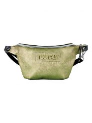 TOOitaly Saszetka "Mar" w kolorze złotym - 28 x 14 x 9 cm rozmiar: onesize. Żółte nerki i saszetki TOOitaly, bez wzorów, z materiału, sportowe, bez dodatków. Za 136.78 zł.