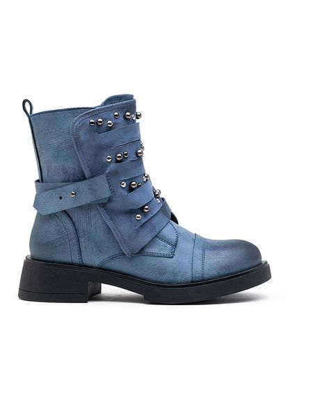 Foreverfolie Botki w kolorze niebieskim rozmiar: 37. Niebieskie botki Foreverfolie, bez wzorów, bez obcasa, bez zapięcia. Za 149.95 zł.