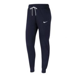 Spodnie Do Biegania Park 20 Fleece Dla Kobiet. Niebieskie spodnie dresowe Nike, bez wzorów, długie, do biegania. Za 230.99 zł.