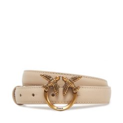 Pasek Damski PINKO. Brązowe paski Pinko, bez wzorów. Za 429.99 zł.
