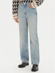Tommy Hilfiger Jeansy WW0WW42812 Niebieski Straight Fit. Niebieskie jeansy Tommy Hilfiger, bez wzorów, z bawełny. Za 359.99 zł.