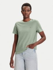 Gant T-Shirt Shield 4200200 Zielony Regular Fit. Zielone t-shirty Gant, xs, bez wzorów, z bawełny, bez kołnierzyka, bez ramiączek. Za 139.99 zł.