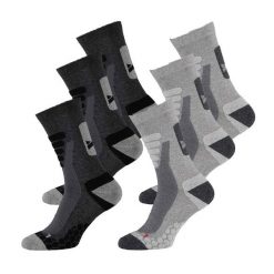 Skarpety turystyczne Xtreme 6-pack Multi szary. Szare skarpetki XTREME SOCKSWEAR, bez wzorów. Za 194.99 zł.