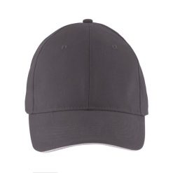Czapka Z Daszkiem Z 6 Panelami Słonecznymi. Szare czapki z daszkiem SOL'S, bez wzorów. Za 26.99 zł.