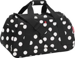 Torba Activity Bag w białe grochy. Białe torby podróżne Reisenthel, bez wzorów. Za 219.00 zł.