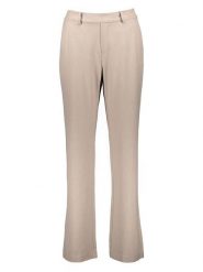 Vero Moda Spodnie w kolorze beżowym rozmiar: L/L32. Brązowe spodnie materiałowe Vero Moda, bez wzorów, z materiału. Za 92.42 zł.