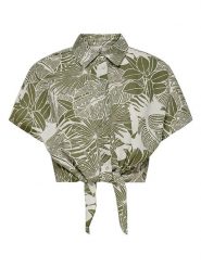 ONLY Koszula w kolorze zielonym rozmiar: XL. Zielone koszule ONLY, xl, bez wzorów, bez kołnierzyka, bez ramiączek. Za 92.86 zł.