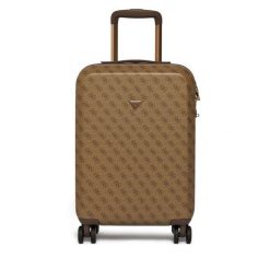 Walizka kabinowa Guess. Brązowe walizki Guess. Za 699.99 zł.