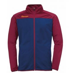 Bluza Kempa Prime Poly Jacket. Czerwone bluzy Kempa, s, bez wzorów, sportowe, bez ramiączek, bez kaptura. W wyprzedaży za 180.00 zł.