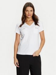 Marciano Guess T-Shirt 5RGI03 6008A Biały Regular Fit. Białe t-shirty Marciano Guess, xs, z aplikacjami, z bawełny, bez kołnierzyka, bez ramiączek. Za 179.99 zł.