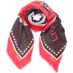 Chusta LIU JO - Foulard 110x110 Mila A68249 T0300 Barbie 71755. Szare chusty Liu Jo, z materiału. Za 199.00 zł.