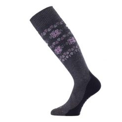 Skarpety merino FWI. Szare skarpetki LASTING, bez wzorów, z elastanu. Za 116.00 zł.