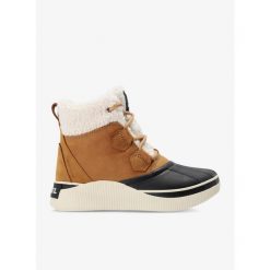 Buty zimowe damskie Sorel Out N About IV Chillz WP. Brązowe buty trekkingowe Sorel, na zimę, bez zapięcia. Za 392.99 zł.