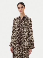 ViCOLO Koszula TD1430 Beżowy Regular Fit. Brązowe koszule ViCOLO, m, bez wzorów, z wiskozy, bez kołnierzyka, bez ramiączek. Za 359.99 zł.
