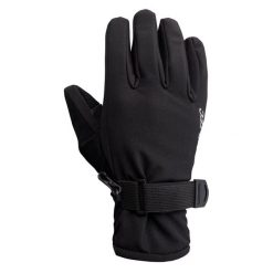 Rękawiczki Damskie Lansa. Czarne rękawiczki Hi-tec, bez wzorów, sportowe. Za 131.99 zł.