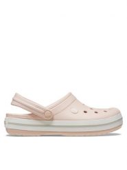 Crocs Klapki Crocband 11016 Różowy. Czerwone klapki Crocs, bez wzorów, z tworzywa sztucznego, bez obcasa, bez zapięcia. Za 259.99 zł.