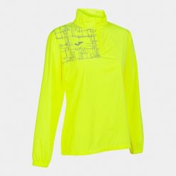 Bluza do biegania damska Joma Elite VIII. Żółte bluzy Joma, s, z aplikacjami, z materiału, bez ramiączek, bez kaptura. Za 101.83 zł.