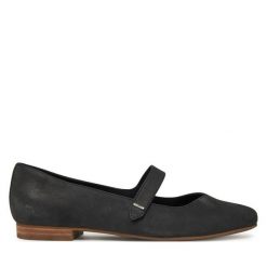 Baleriny Toms. Czarne baleriny TOMS, bez wzorów, bez obcasa, bez zapięcia. Za 229.99 zł.