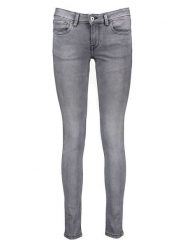 Pepe Jeans Dżinsy "Pixie" - Skinny fit - w kolorze jasnoszarym rozmiar: W26/L32. Szare jeansy Pepe Jeans, l, z aplikacjami, z jeansu, klasyczne. Za 179.64 zł.