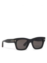 Tom Ford Okulary przeciwsłoneczne FT1314 Czarny. Czarne okulary przeciwsłoneczne TOM FORD, bez wzorów, plastikowe. Za 1,218.99 zł.