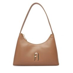 Torebka Furla. Brązowe torebki klasyczne Furla, bez wzorów, klasyczne, bez dodatków. Za 1,179.00 zł.