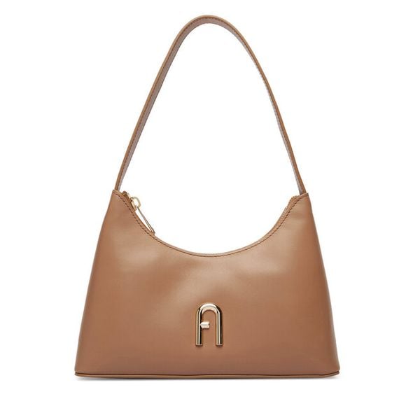 Torebka Furla. Brązowe torebki klasyczne Furla, bez wzorów, klasyczne, bez dodatków. Za 824.99 zł.