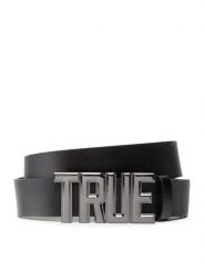True Religion Pasek Damski TR100940 Czarny. Czarne paski True Religion, bez wzorów, ze skóry. Za 299.99 zł.