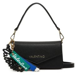 Torebka Valentino. Czarne torebki klasyczne Valentino, bez wzorów, klasyczne, bez dodatków. Za 549.99 zł.