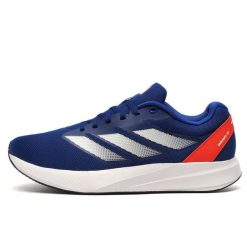 Buty do biegania adidas Duramo RC. Niebieskie buty treningowe adidas, bez wzorów, bez zapięcia, do biegania. Za 179.99 zł.