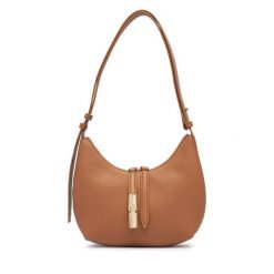 Torebka Furla. Brązowe torebki klasyczne Furla, bez wzorów, klasyczne, bez dodatków. Za 1,259.00 zł.
