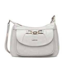 Torebka Lasocki. Szare listonoszki Lasocki, bez wzorów, bez dodatków. Za 189.99 zł.