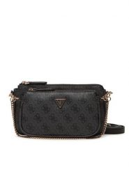 Guess Torebka Noelle II Mini HWBG96 72710 Szary. Szare listonoszki Guess, z aplikacjami, ze skóry, bez dodatków. Za 439.99 zł.
